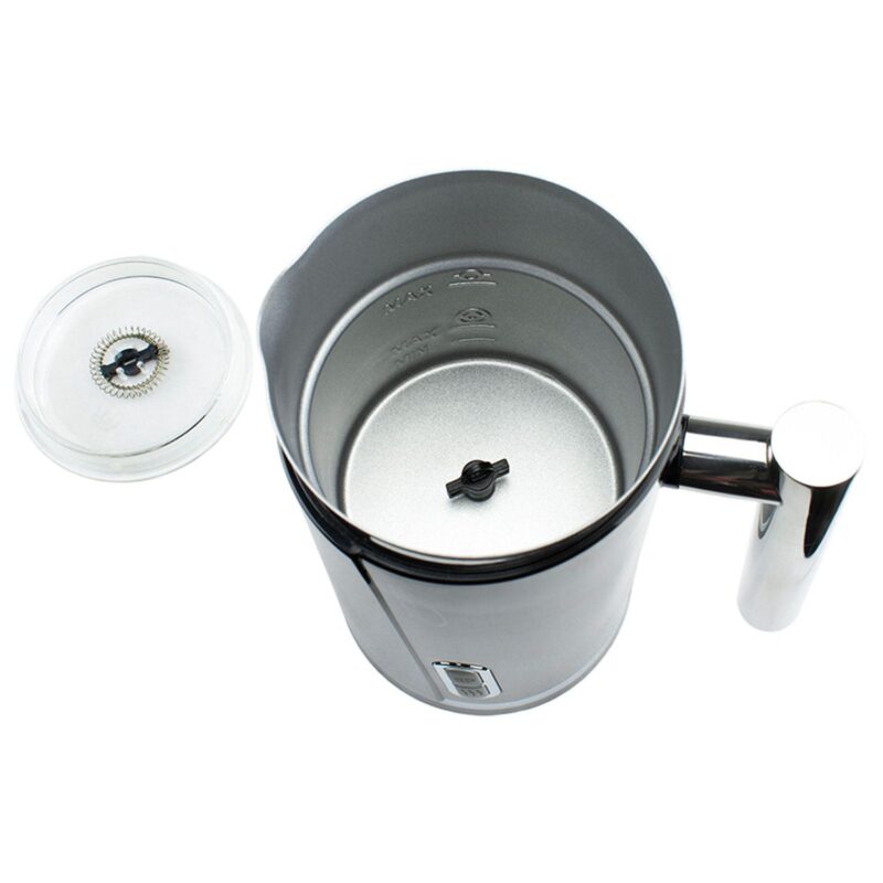 Brentwood 10 Ounce Cordless Electric Milk Frother and Warmer in Black - Image 3