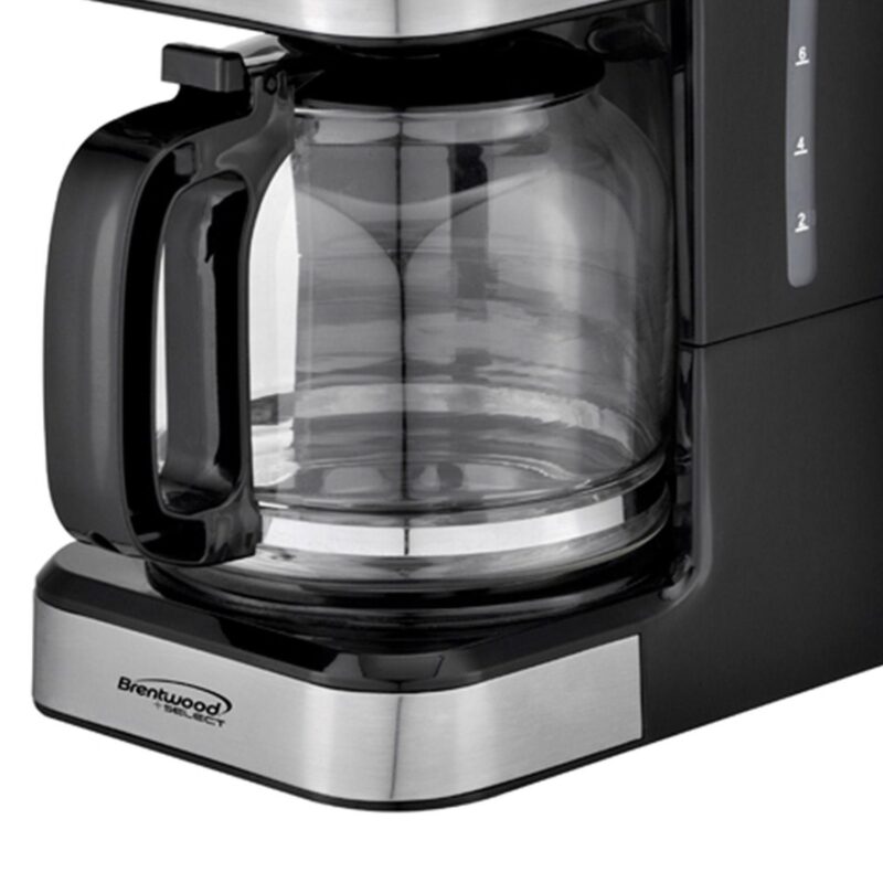 Brentwood 12 Cup Digital Coffee Maker in Black - Image 3