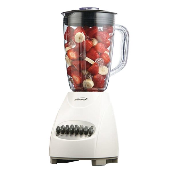 Brentwood 12 Speed Blender with Plastic Jar