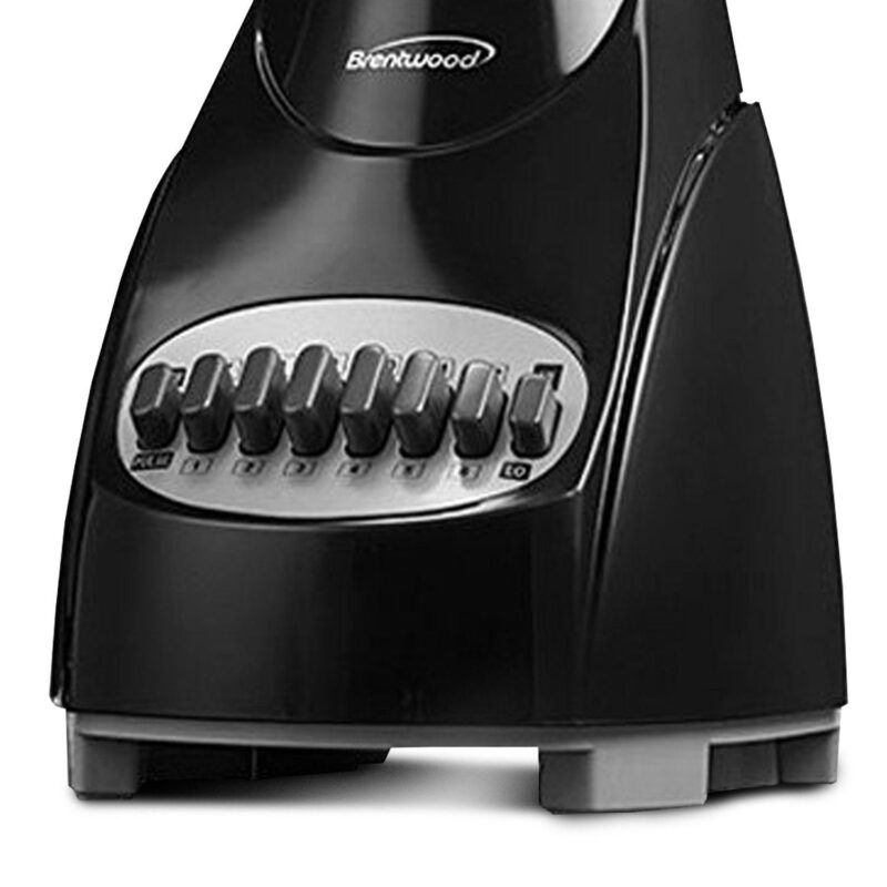 Brentwood 12-Speed Blender with Plastic Jar in Black - Image 3