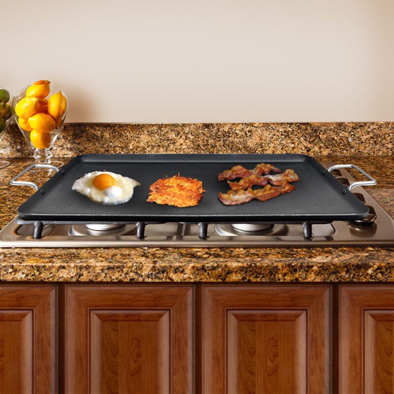 Brentwood 19x11.5 Inch Double Griddle - Image 4