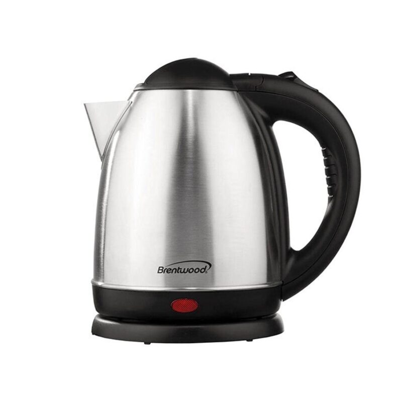 Brentwood 1.5 L Stainless Steel Electric Cordless Tea Kettle 1000W (Brushed) - Image 3