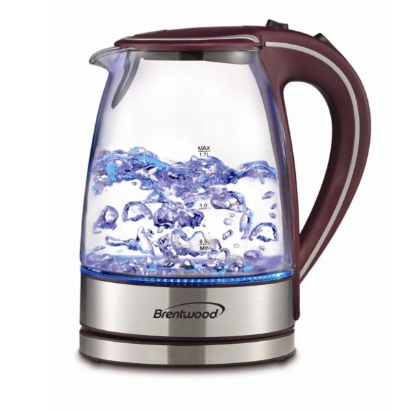 Brentwood 1.7-Liter Tempered Glass Tea Kettle