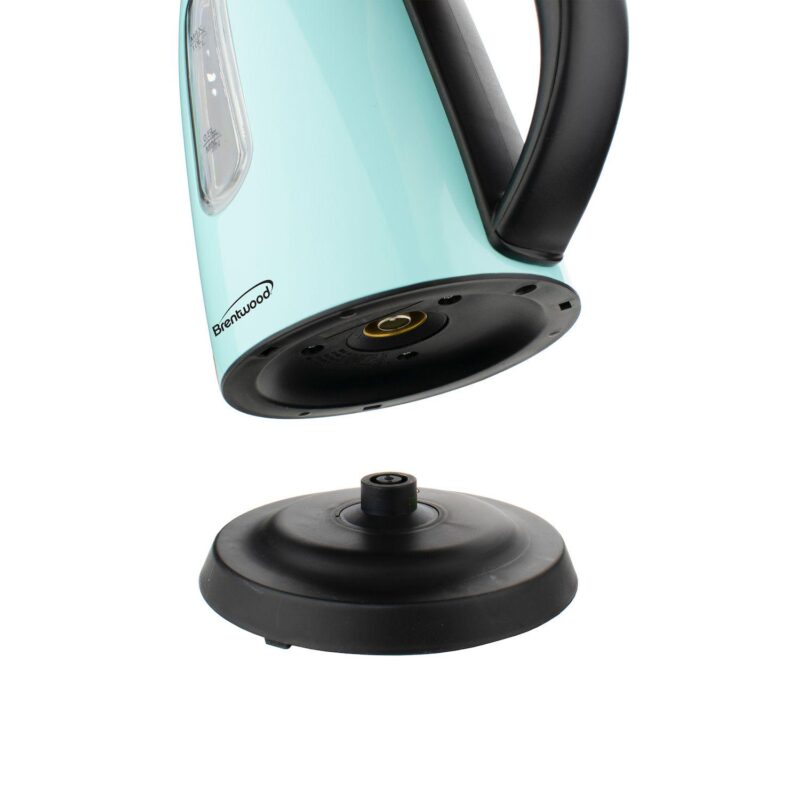 Brentwood 1 Liter Stainless Steel Cordless Electric Kettle - Image 3