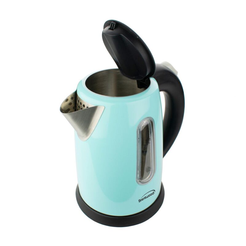 Brentwood 1 Liter Stainless Steel Cordless Electric Kettle - Image 5