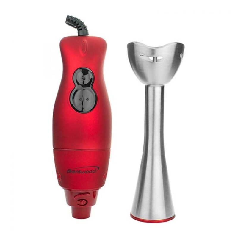 Brentwood 2-SPEED HAND BLENDER - RED Soft Grip Handle - Image 4