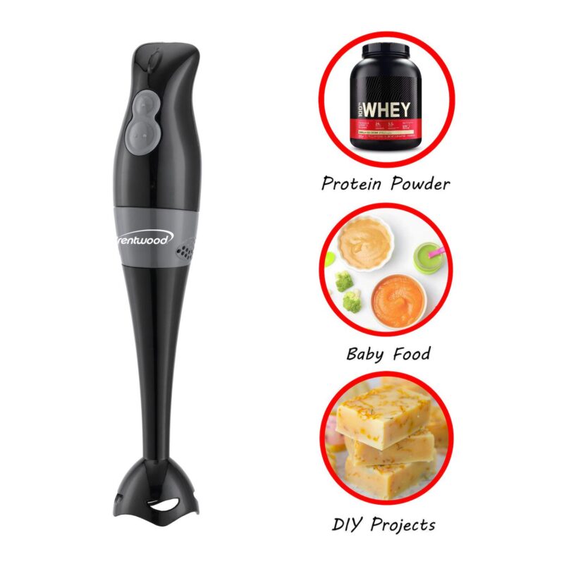 Brentwood 2 Speed 200W Hand Blender in Black - Image 2