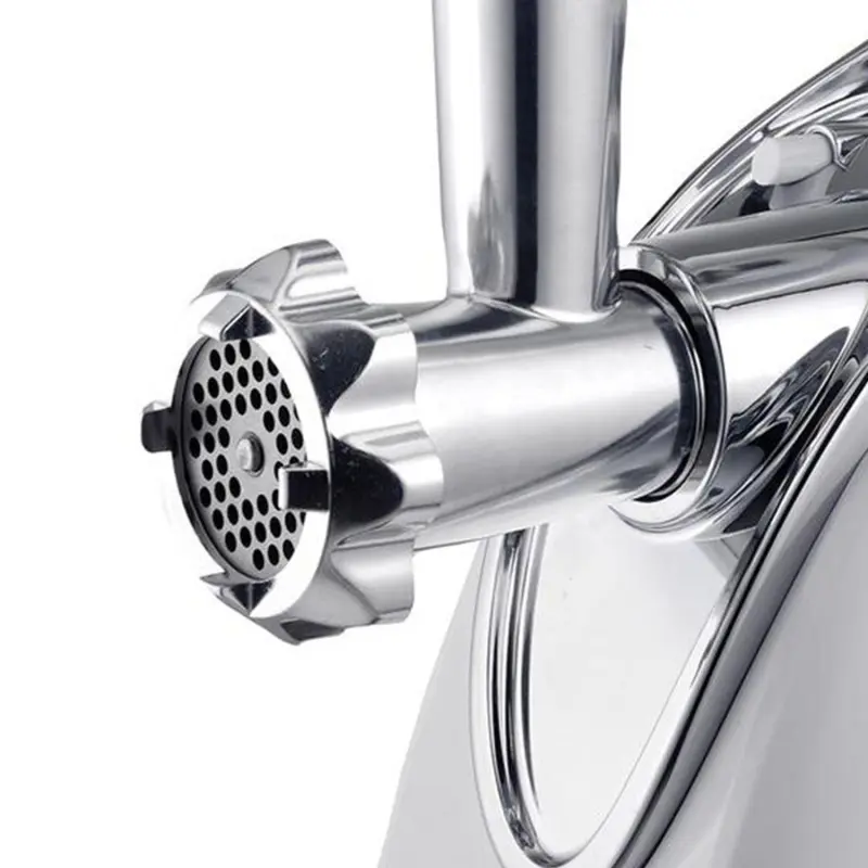 Brentwood 400 Watt Electric Meat Grinder and Sausage Stuffer in White - Image 2