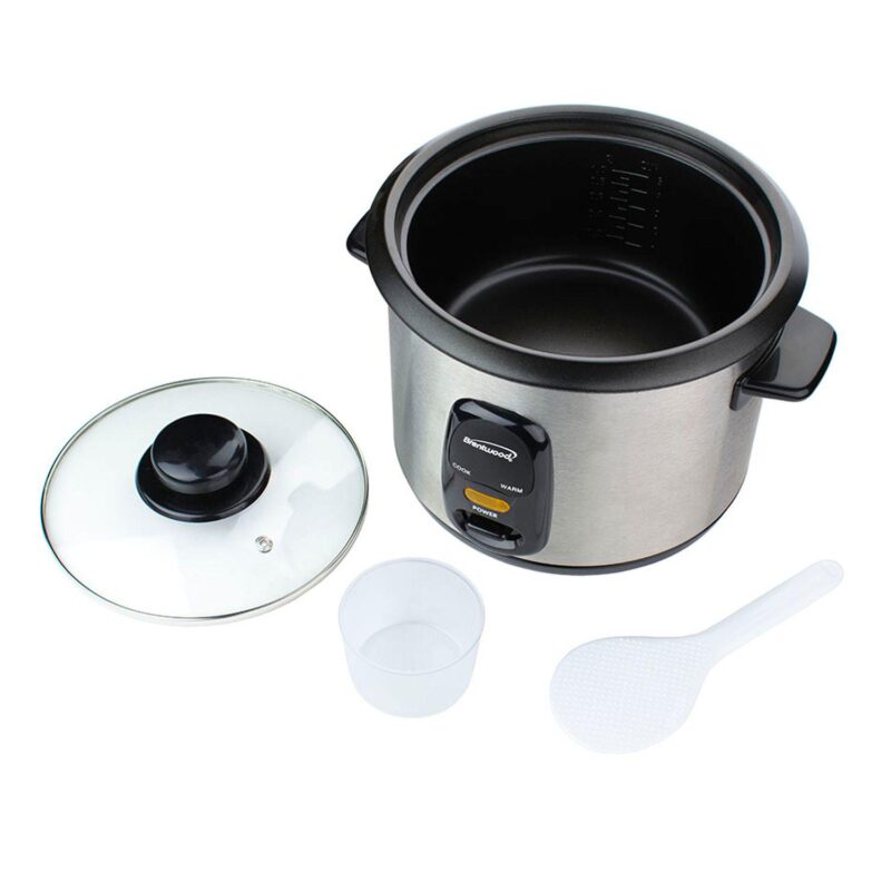 Brentwood 5 Cup Rice Cooker/Non-Stick with Steamer - Image 2
