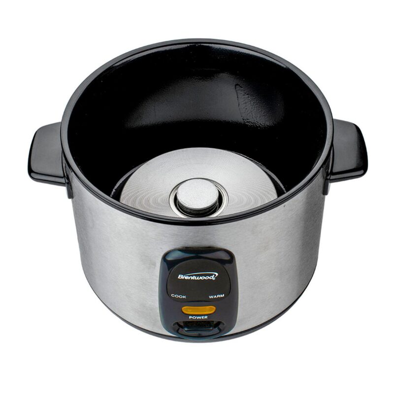 Brentwood 5 Cup Rice Cooker/Non-Stick with Steamer - Image 3