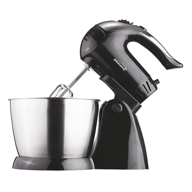 Brentwood 5-Speed 200 Watt Stand Mixer Stainless Steel Bowl - Image 5