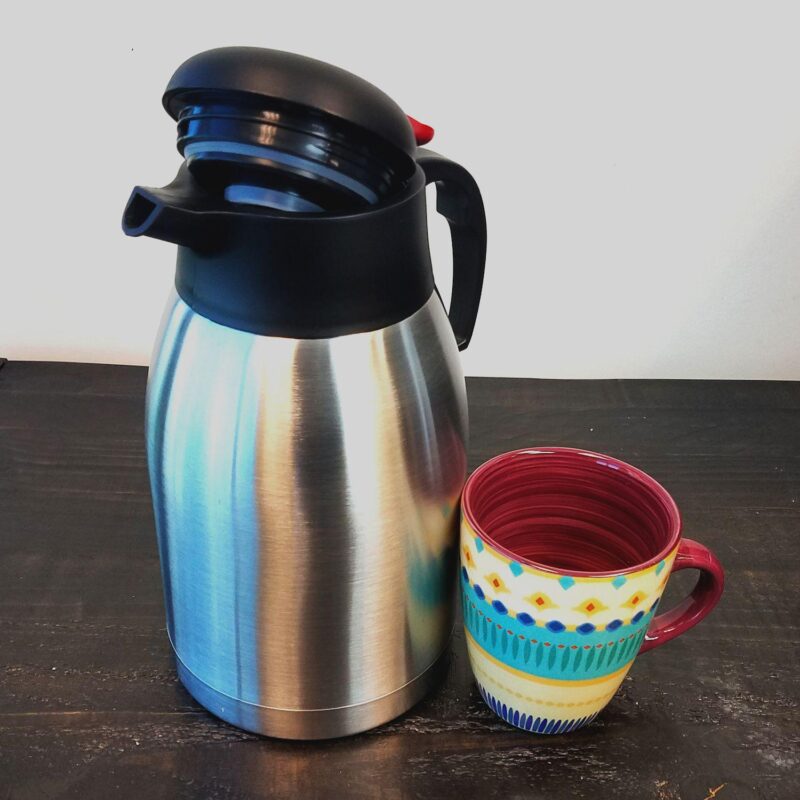 Brentwood 68 oz. Stainless Steel Coffee Thermos - Image 5