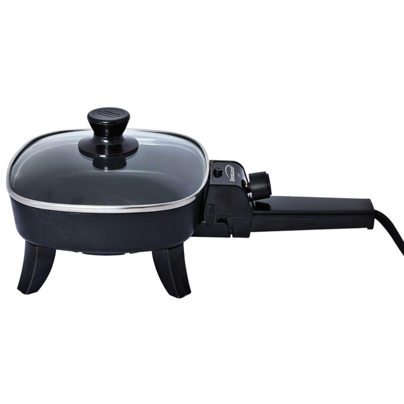 Brentwood 8 In. Electric Skillet with Glass Lid - Image 4