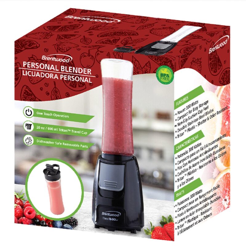 Brentwood Blend-To-Go Personal Blender-Black - Image 4