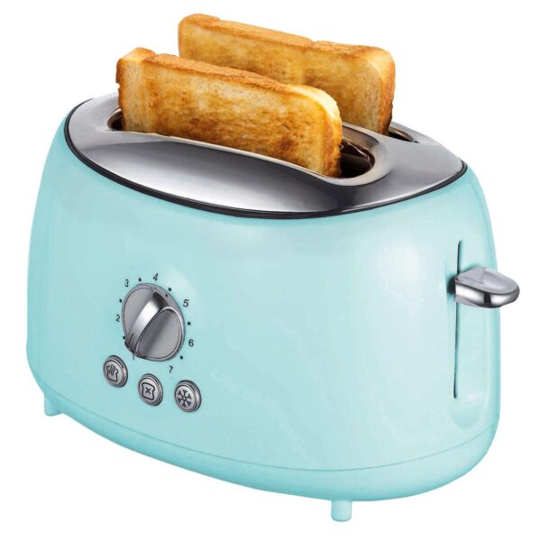 Brentwood Cool Touch 2-Slice Extra Wide Slot Retro Toaster