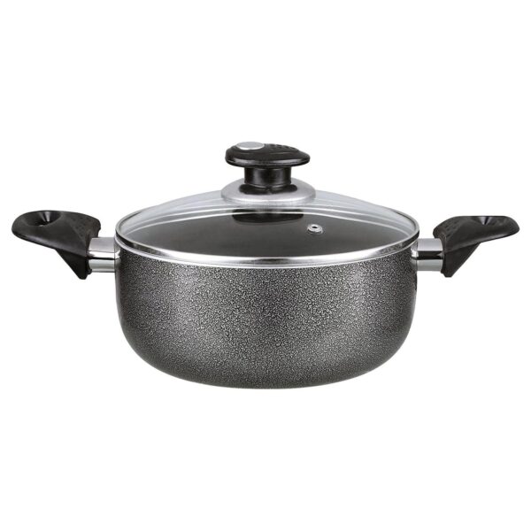 Brentwood Dutch Oven Aluminum Non-Stick 5 Qt-Gray