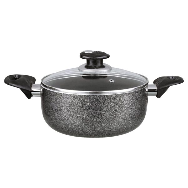 Brentwood Dutch Oven Aluminum Non-Stick 8.5 Qt-Gray