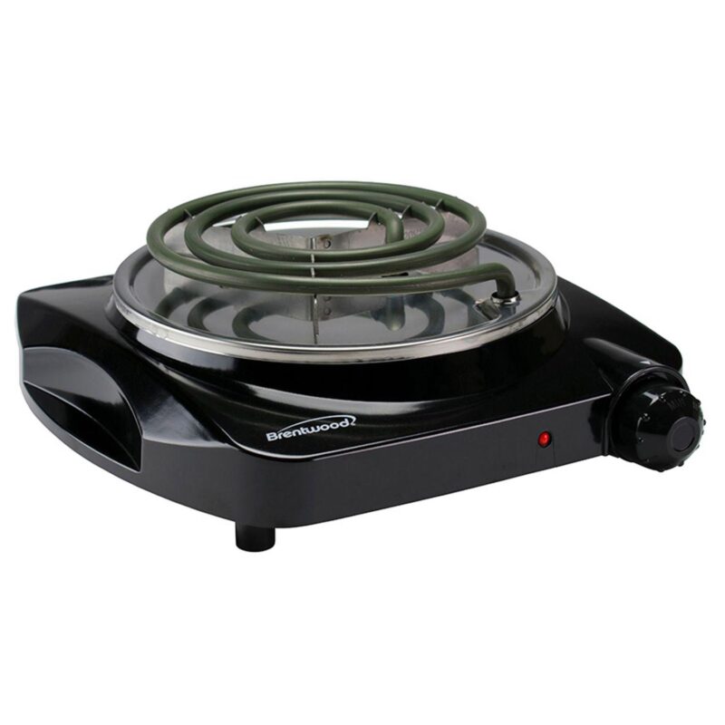 Brentwood Electric 1000 W Single Burner - Black - Image 2