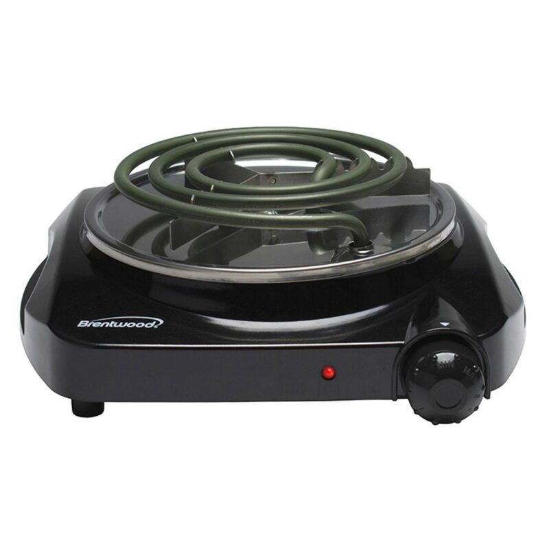 Brentwood Electric 1000 W Single Burner - Black - Image 3