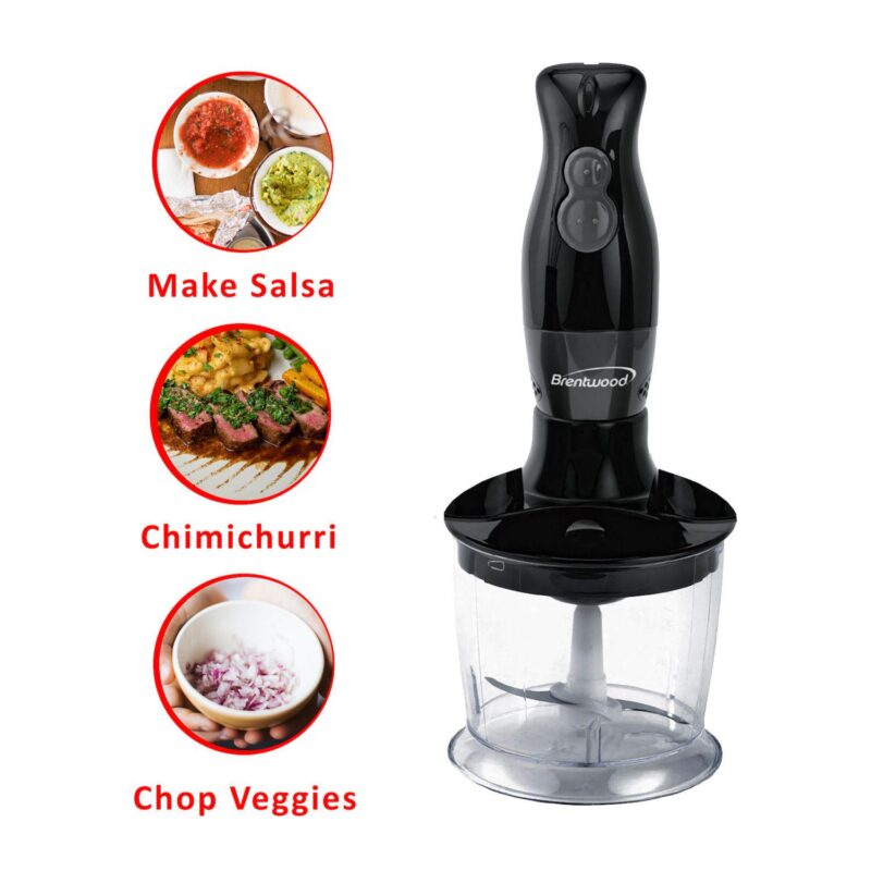 Brentwood Hb-38bk 2 Speed Hand Blender with Balloon Whisk - Image 4