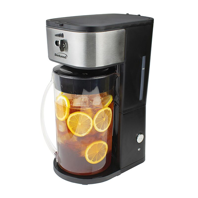 Brentwood Iced Tea and Coffee Maker in Black with 64 Ounce Pitcher - Image 3
