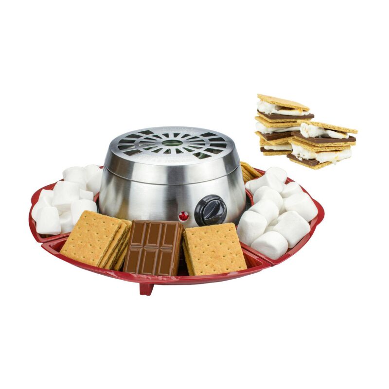 Brentwood Indoor Electric Stainless Steel Smores Maker Set - Image 4