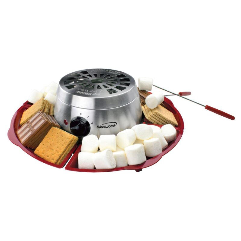 Brentwood Indoor Electric Stainless Steel Smores Maker Set - Image 2