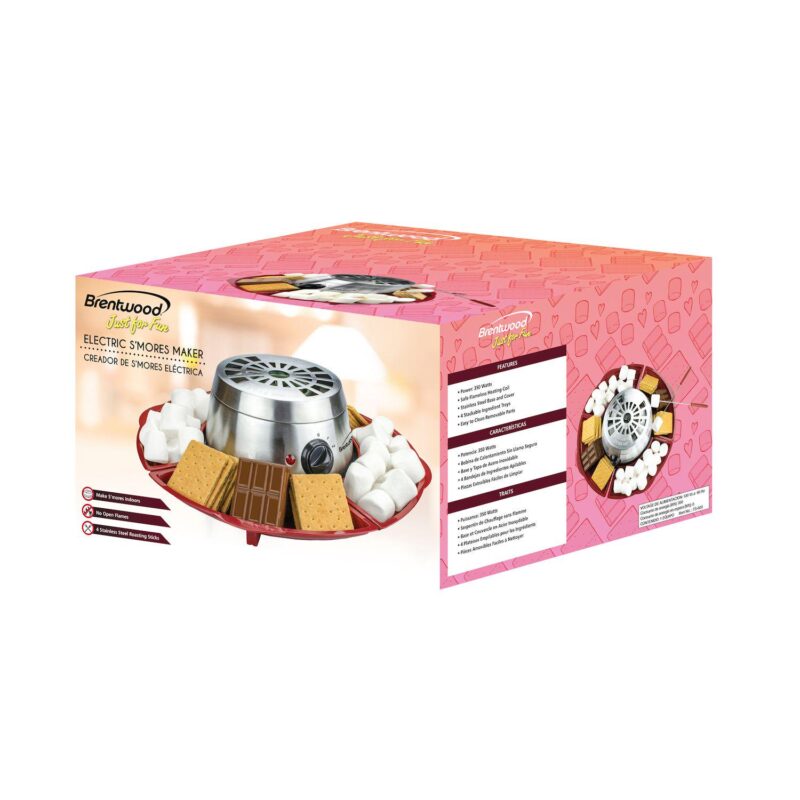 Brentwood Indoor Electric Stainless Steel Smores Maker Set - Image 5