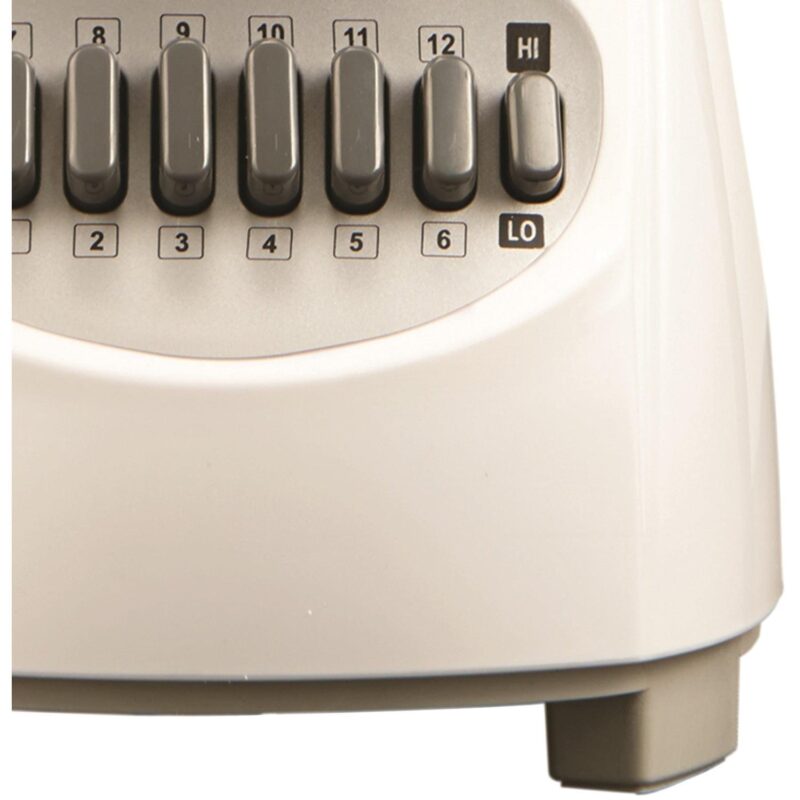 Brentwood JB-920W 12-Speed plus Pulse Blender with Glass Jar, White - Image 6