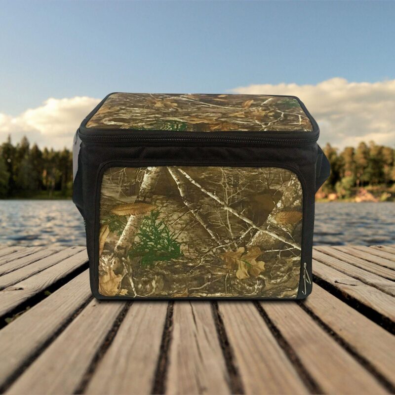 Brentwood Kool Zone 24 Can Insulated Cooer Bag with Hard Liner in Realtree Edge Camo - Image 5