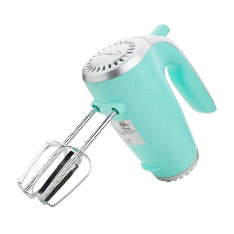 Brentwood Lightweight 5 Speed 150 Watt Electric Hand Mixer in Blue - Image 5