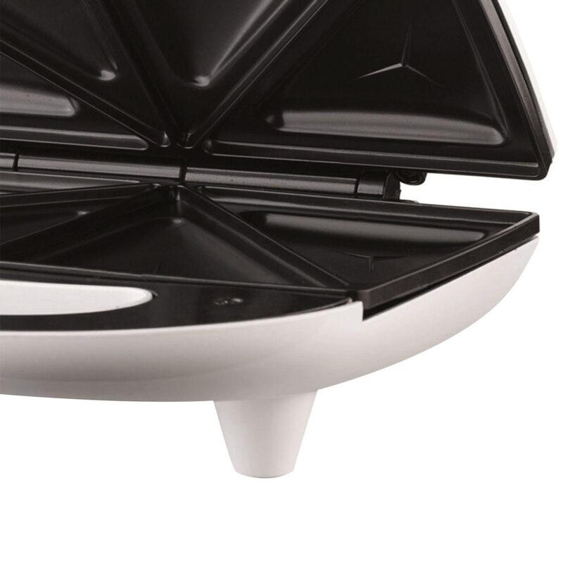 Brentwood Non Stick Compact Dual Sandwich Maker in White - Image 3