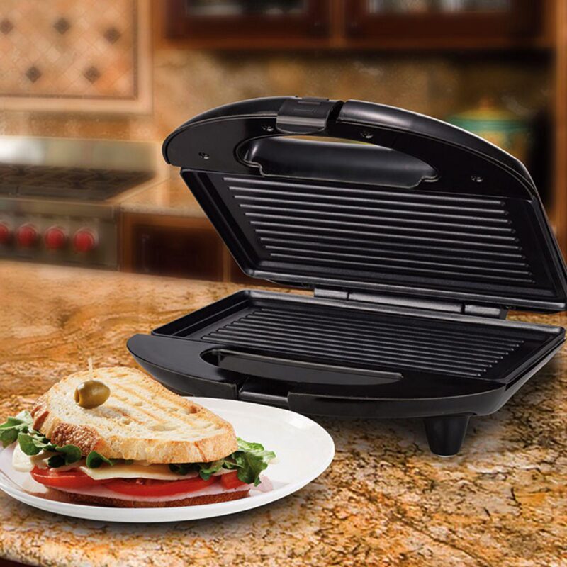 Brentwood Non Stick Panini Press and Sandwich Maker - Image 5