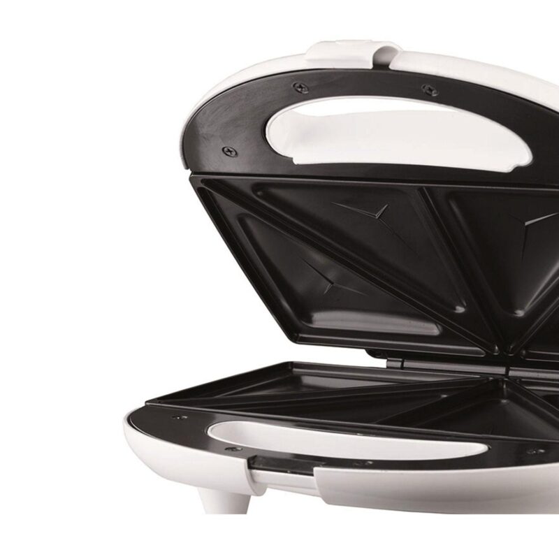 Brentwood Non Stick Compact Dual Sandwich Maker in White - Image 4