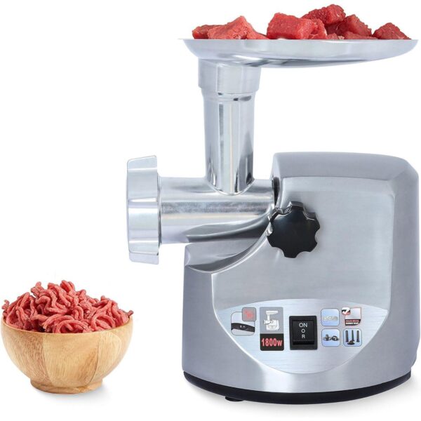 Brentwood Select MG-1800S Stainless Steel Electric Meat Grinder and Sausage Stuffer