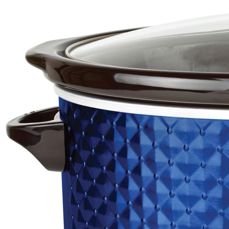 Brentwood Select SC-157N 7-Qt. Slow Cooker (Blue) - Image 4