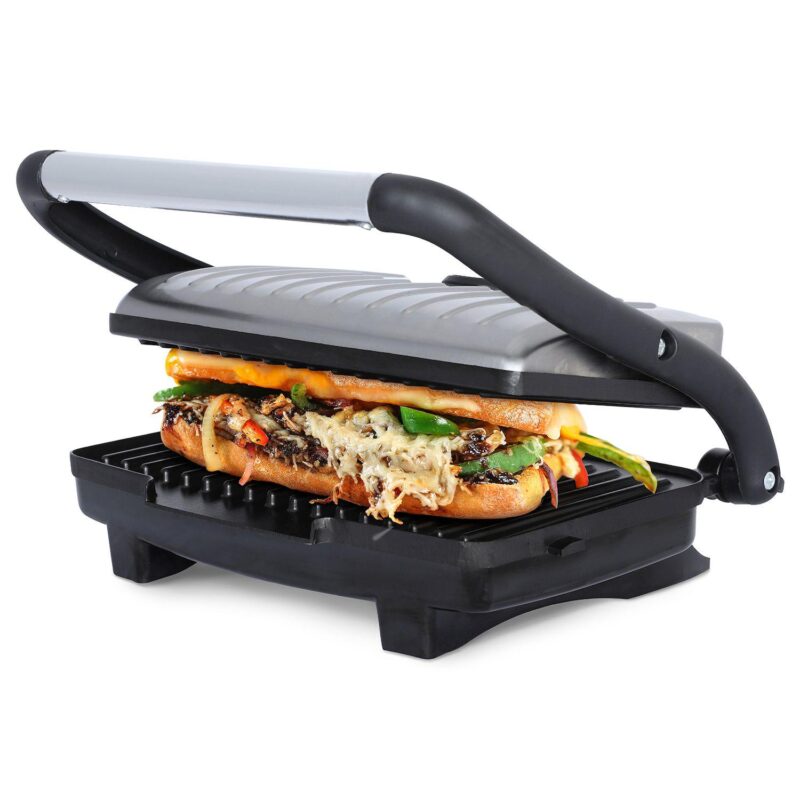 Brentwood Select TS-611 Compact Non-Stick Panini Grill and Sandwich Maker - Image 5