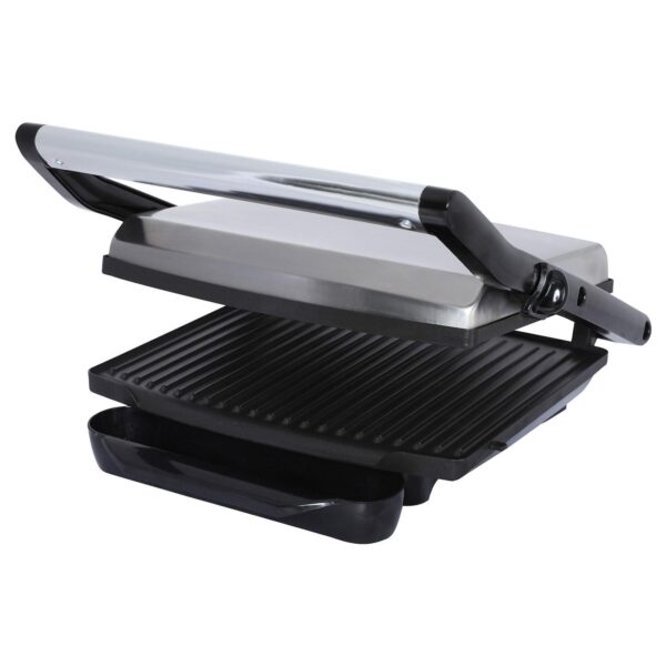 Brentwood Select TS-651 Compact Non-Stick Panini Press and Sandwich Maker, Stainless Steel