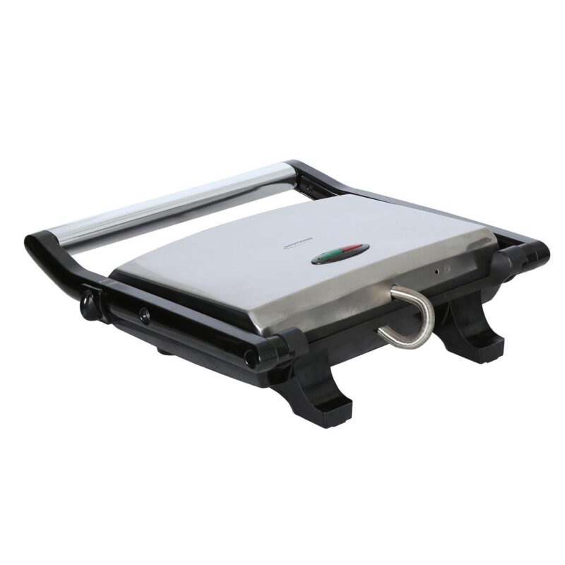 Brentwood Select TS-651 Compact Non-Stick Panini Press and Sandwich Maker, Stainless Steel - Image 5