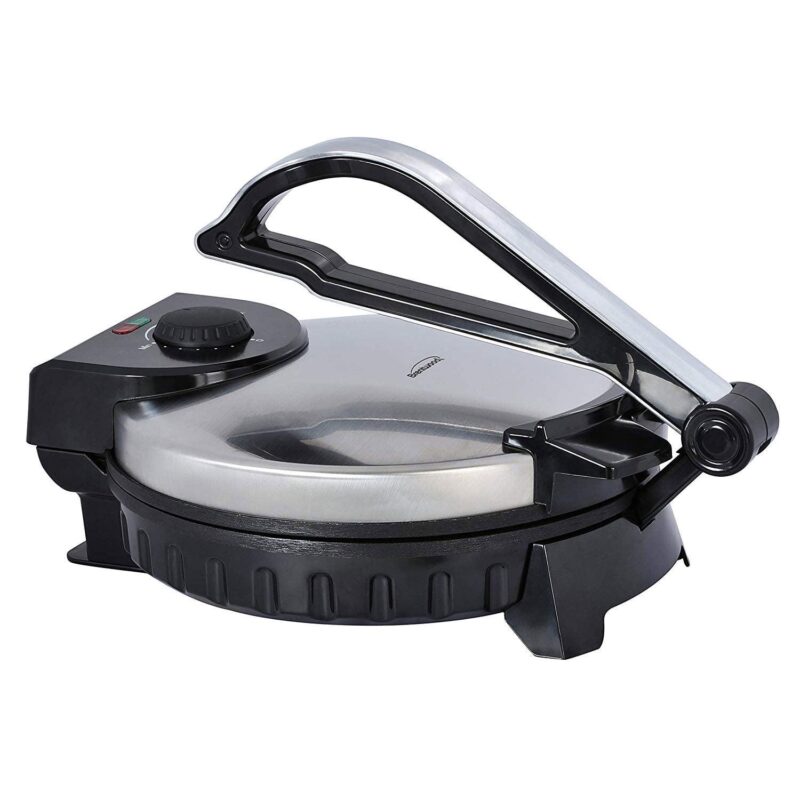 Brentwood TS-128 Stainless Steel Non-Stick Electric Tortilla Maker, 10-Inch - Image 2