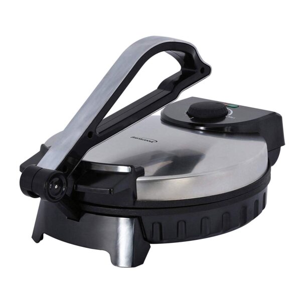 Brentwood TS-128 Stainless Steel Non-Stick Electric Tortilla Maker, 10-Inch