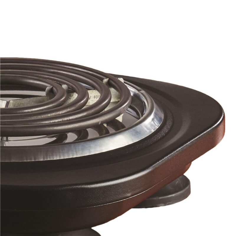 Brentwood TS-321BK 1000 Watt Single Electric Burner in Black - Image 4