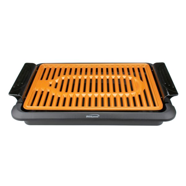 Brentwood TS-642 1000 Watt Indoor Electric Copper Grill in Black