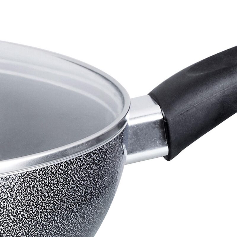 Brentwood Wok W/ Lid Aluminum Non-Stick 10 - Image 4