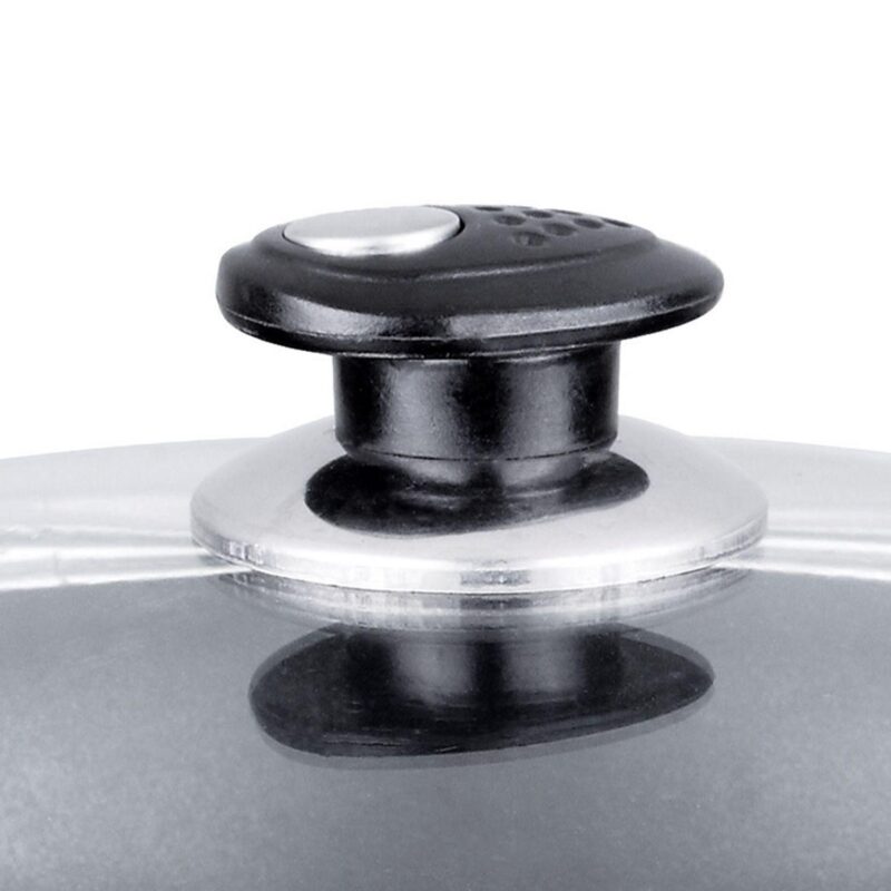 Brentwood Wok W/ Lid Aluminum Non-Stick 10 - Image 5