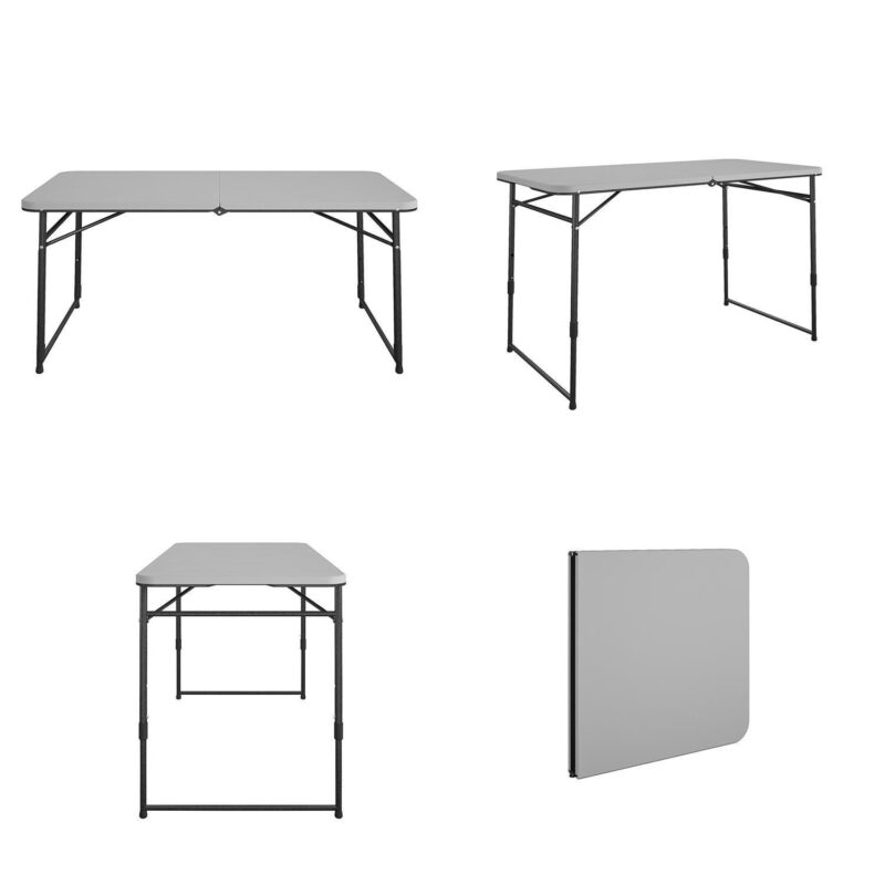 COSCO 4-ft. Portable Folding Table - Image 2