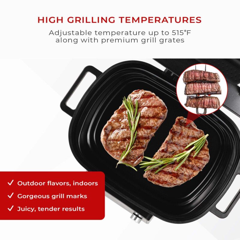 CUCKOO 5-in-1 XL 6-Qt. Air Grill with Air Fryer, Roast, Bake and Broil Functions - Image 5