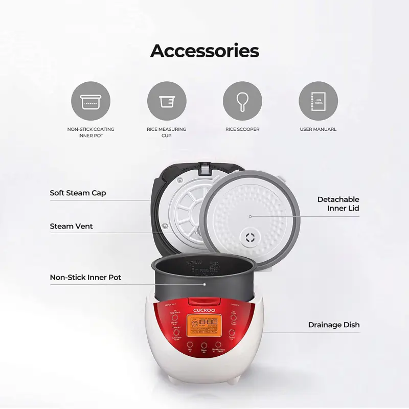 CUCKOO 6-Cup Micom Rice Cooker - Image 8