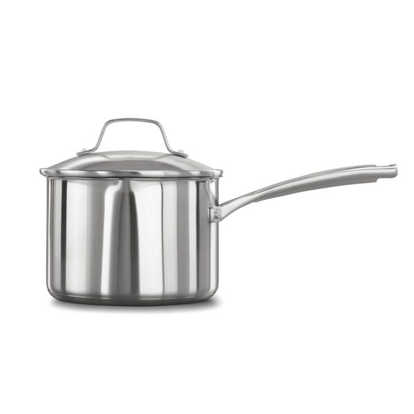 Calphalon Classic Stainless Steel 3.5-Quart Sauce Pan with Cover