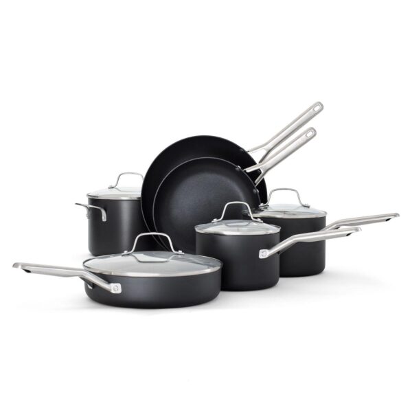 Calphalon Hard-Anodized Aluminum Nonstick 10-pc. Cookware Set